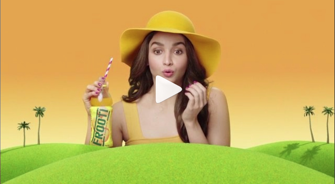 Alia Bhatt The Frooti Life Advert TVC