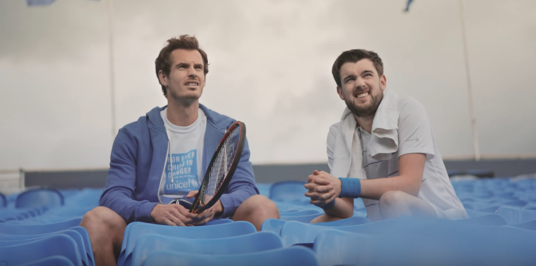 Andy Murray Brand Endorsements Sponsors Partners Ambassador Unicef