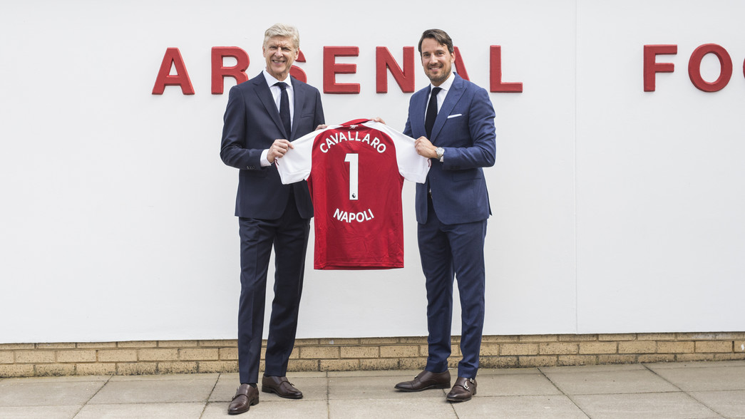 Arsenal FC Football Club Sponsors Partners Sponsorships Partnerships Brand Endorsements Cavallaro Napoli