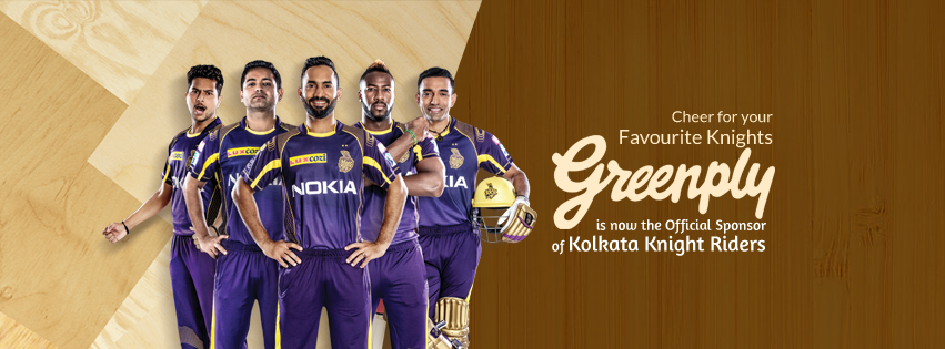 Kolkatta Knight Riders Official Sponsor Partner List 2018 Brands Endorsements Greenply
