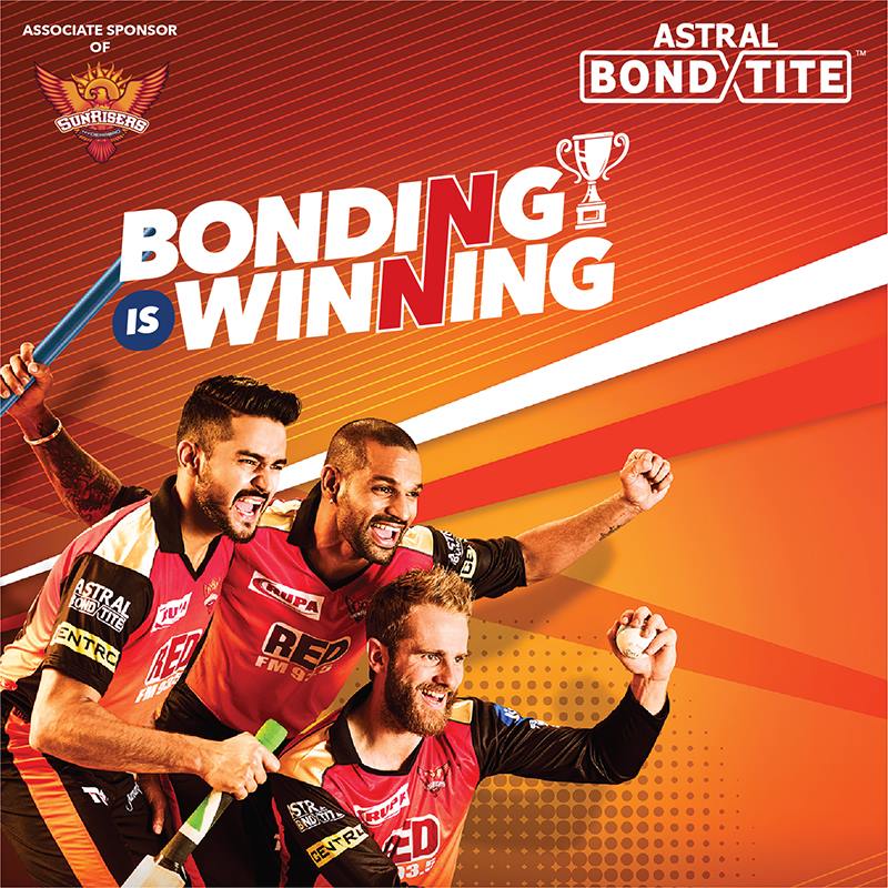 Sunrisers Hyderabad SRH Sponsors Logos Jerseys Brand Endorsements Partners Sponsorship Astral Adhesives