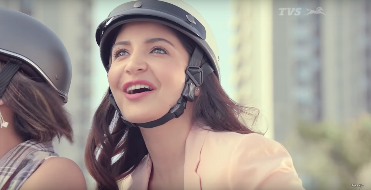 Anushka Sharma Brand Endorsements Brand Ambassador Promotions TVC Advertisements List TVS Scooty