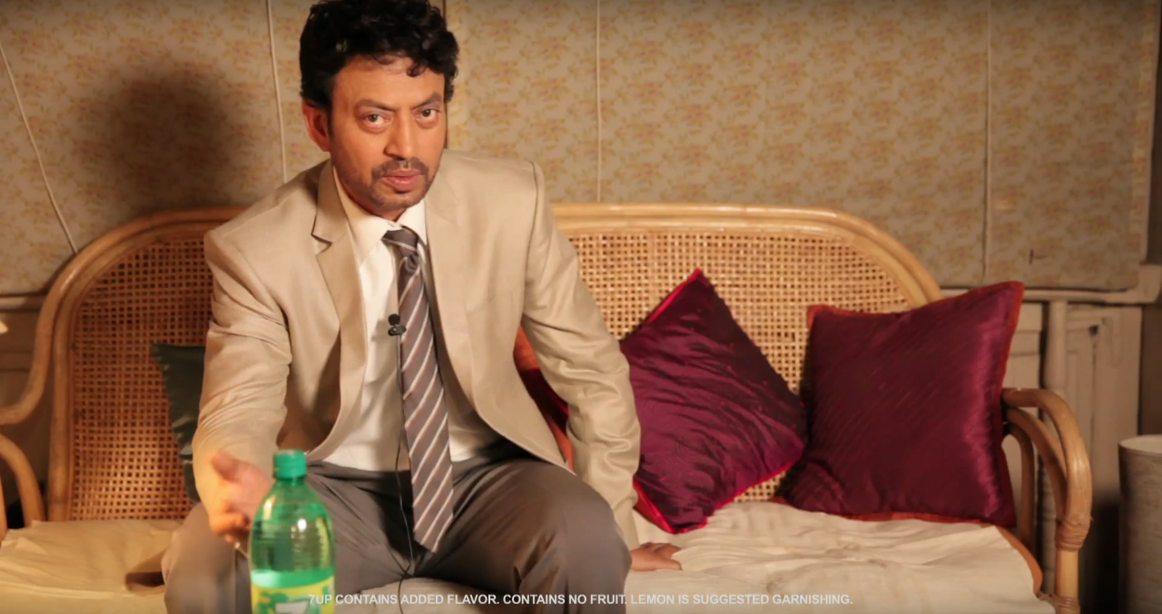 Irrfan Khan Brand Endorsements Brand Ambassadors TVCs advertisements promotion 7UP