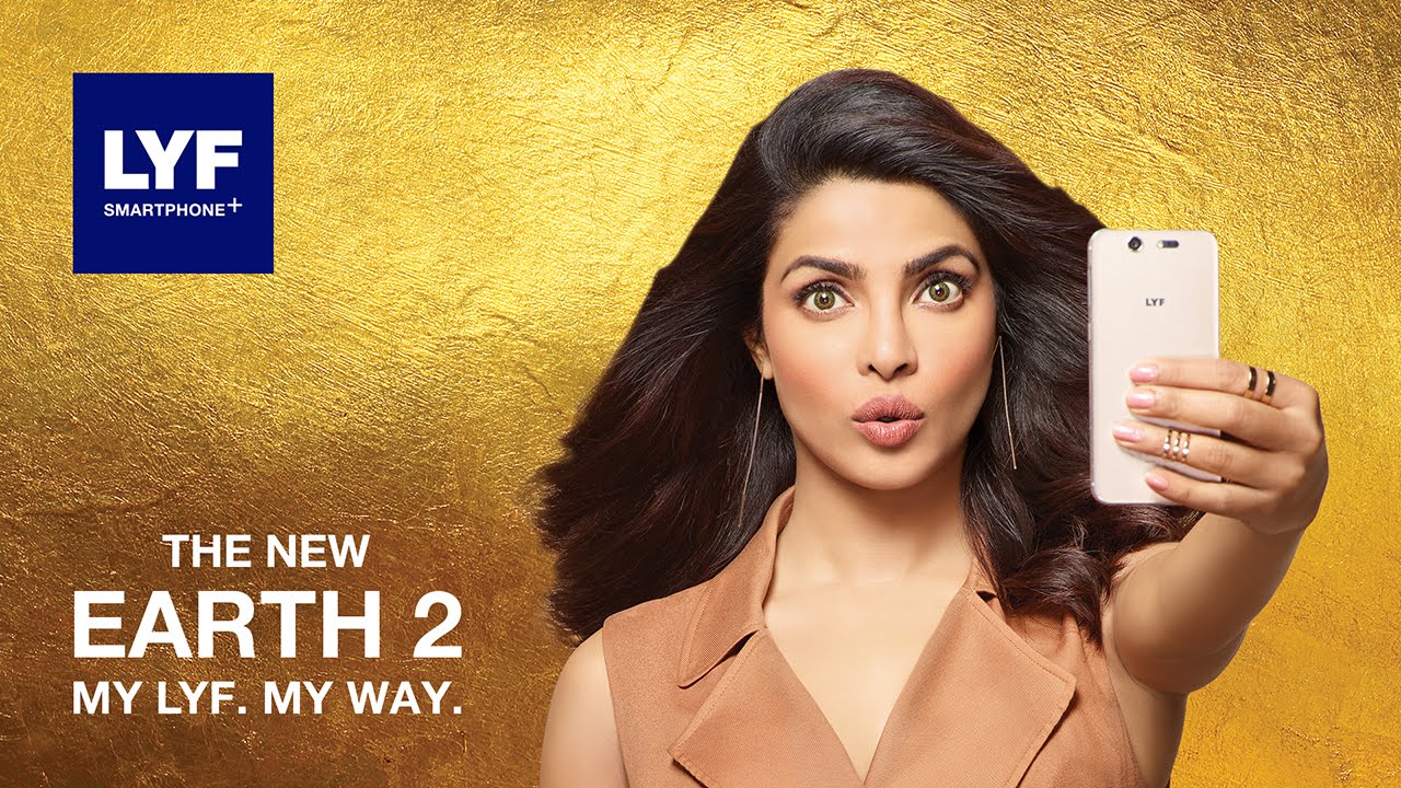 Priyanka Chopra Advertisements Endorsements Commercials TVCs Ad Films Advertising Marketing Promotions Brand Value LYF Smart Phones