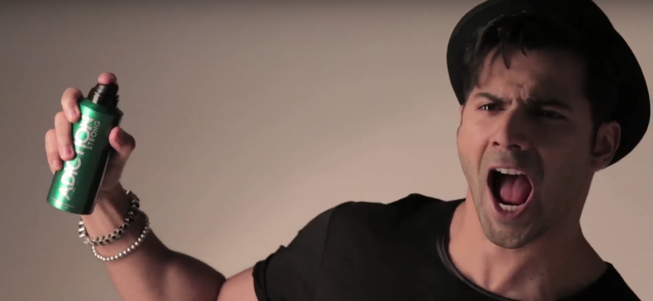 Varun Dhawan Brand Endorsements Ambassador Advertising Marketing Campaign TVC Advertisement Adiction Deodorant