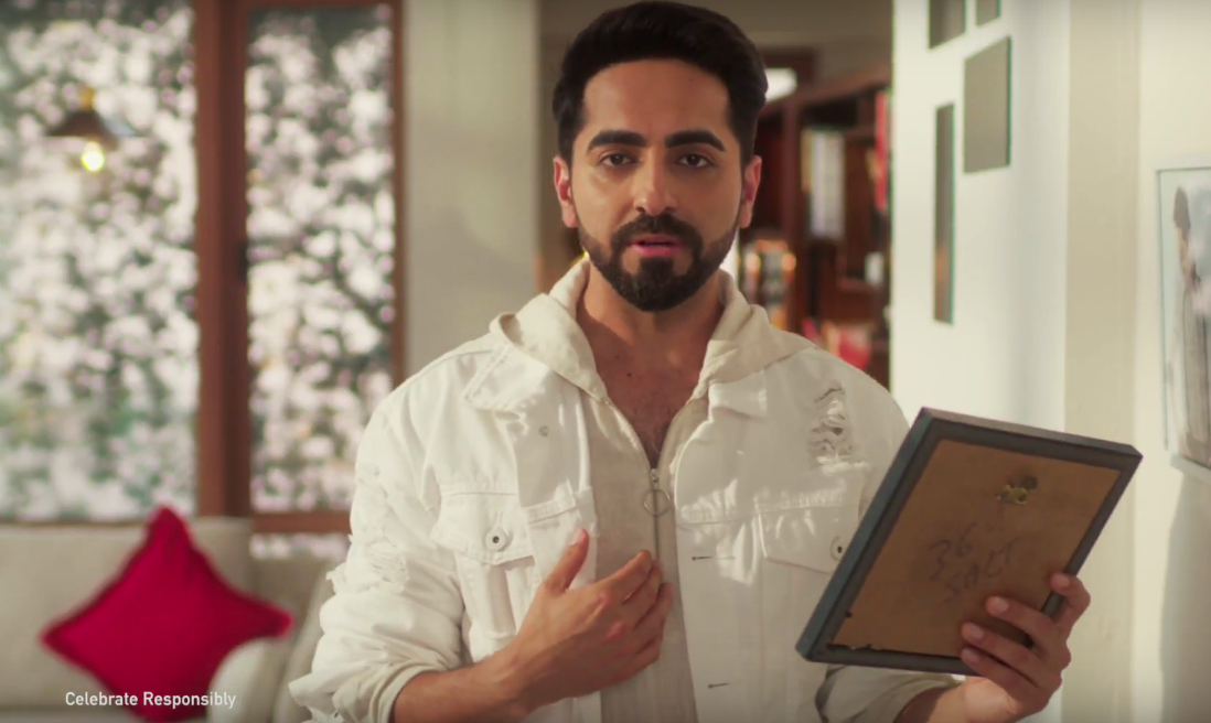 Ayushmann Khurrana brand endorsements ads tvcs advertisements advertising actor model McDowell's No1 Alcohol whiskey