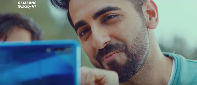 Ayushmann Khurrana brand endorsements brand ambassador list ads tvcs advertisements advertising actor model Samsung Galaxy Mobile Phone
