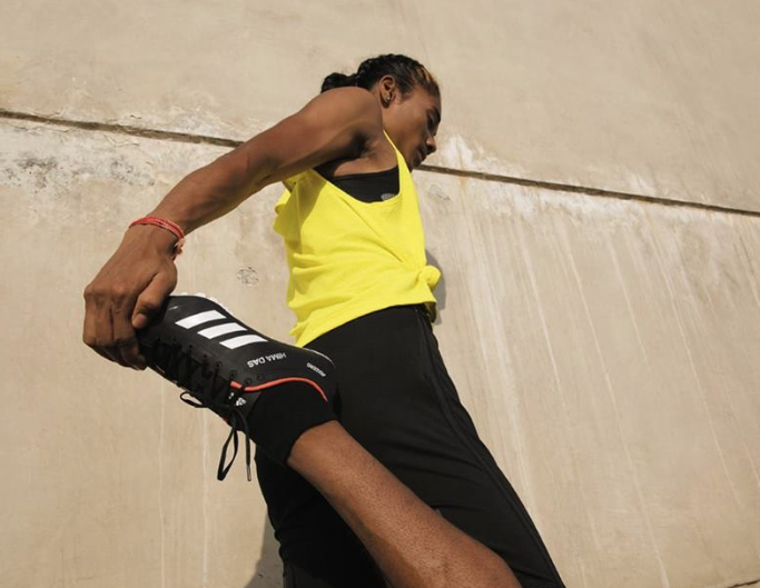 Hima Das Sponsors Brand Ambassador Advertising TVCs Ads Social Media promotions Brand Associations Tie-ups endorsements Adidas