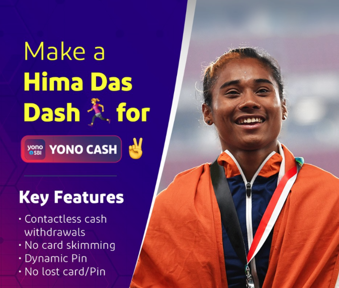 Hima Das Sponsors Brand Ambassador Advertising TVCs Ads Social Media promotions Brand Associations Tie-ups endorsements SBI Dhing Express