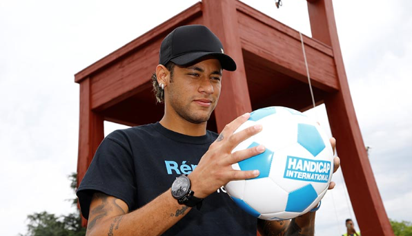 Neymar Junior Jr Brand Ambassador Partners Endorsements Lists Advertising associations sponsorships social media promotions TVC advertisements sponsors Handicap International