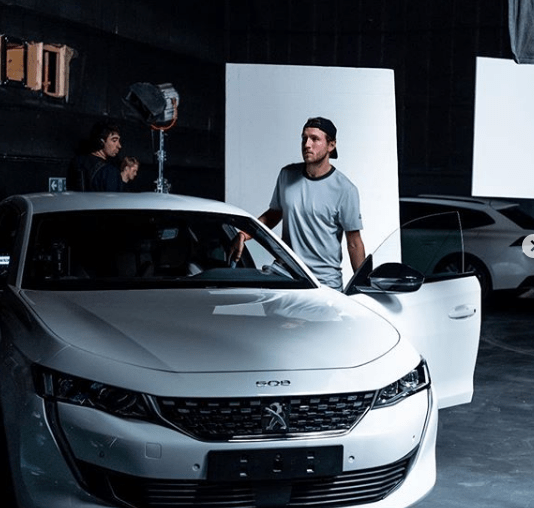 Luxury cars endorsed advertised promoted driven by tennis male female players sports sponsors list Lucas Pouille
