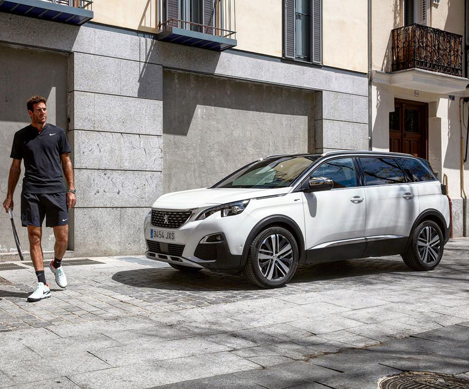 Luxury cars endorsed advertised promoted driven by tennis male female players sports sponsors list Juan Del Potro