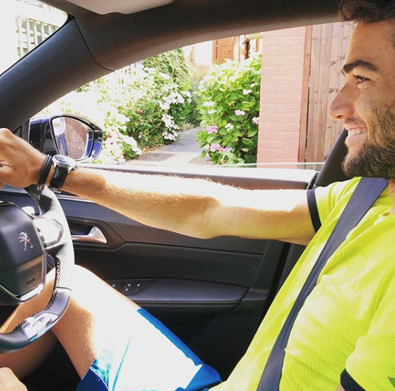 Luxury cars endorsed advertised promoted driven by tennis male female players sports sponsors list Matteo Berrettini
