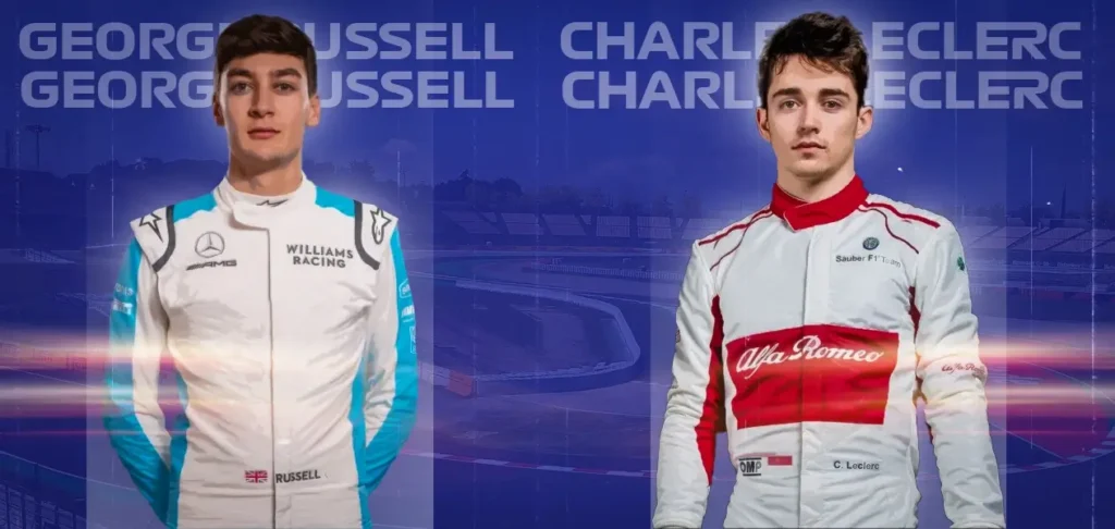 Russell and Leclerc in their debut seasons