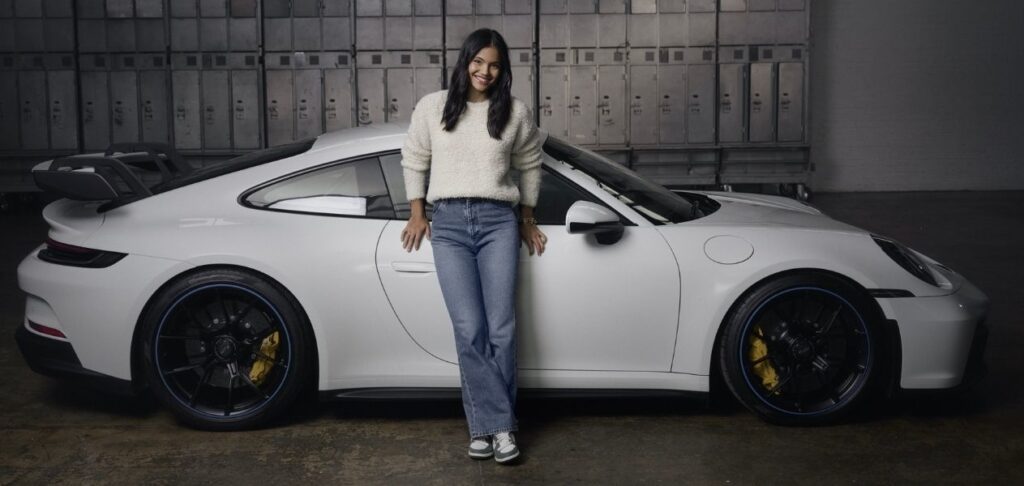 Emma Raducanu Porsche partnership cars