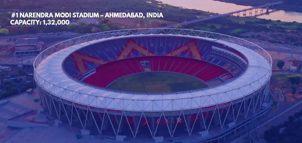 #1 Narendra Modi Stadium – Ahmedabad, India