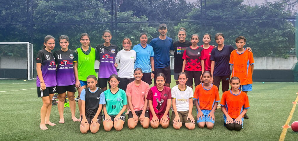 Aditi Chauhan She Kicks Team