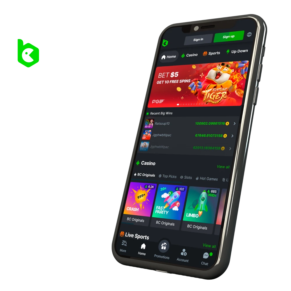 Download BC Game App for Android (APK) and iOS in India 2026