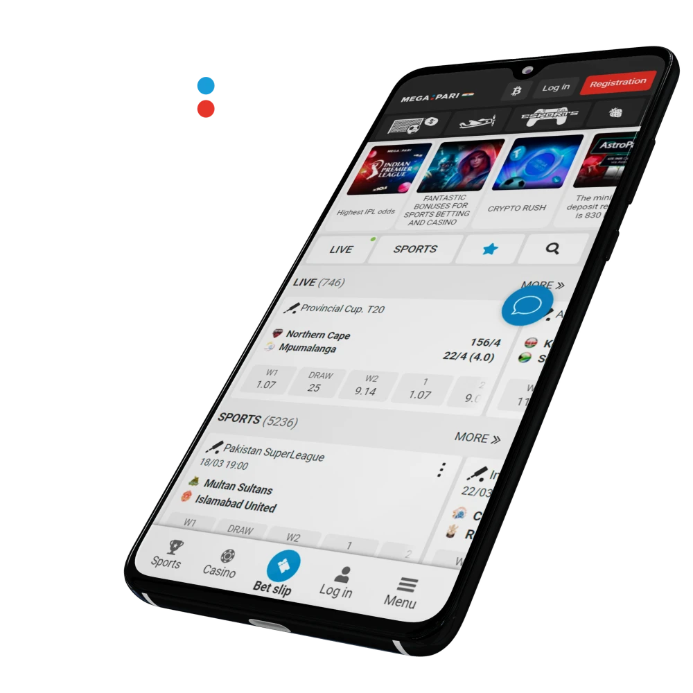 Download Megapari App for Android (APK) and iOS in India 2026