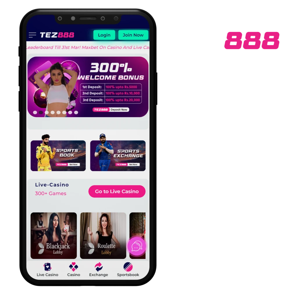 Download Tez888 App for Android (APK) and iOS in India Latest 2026 Version