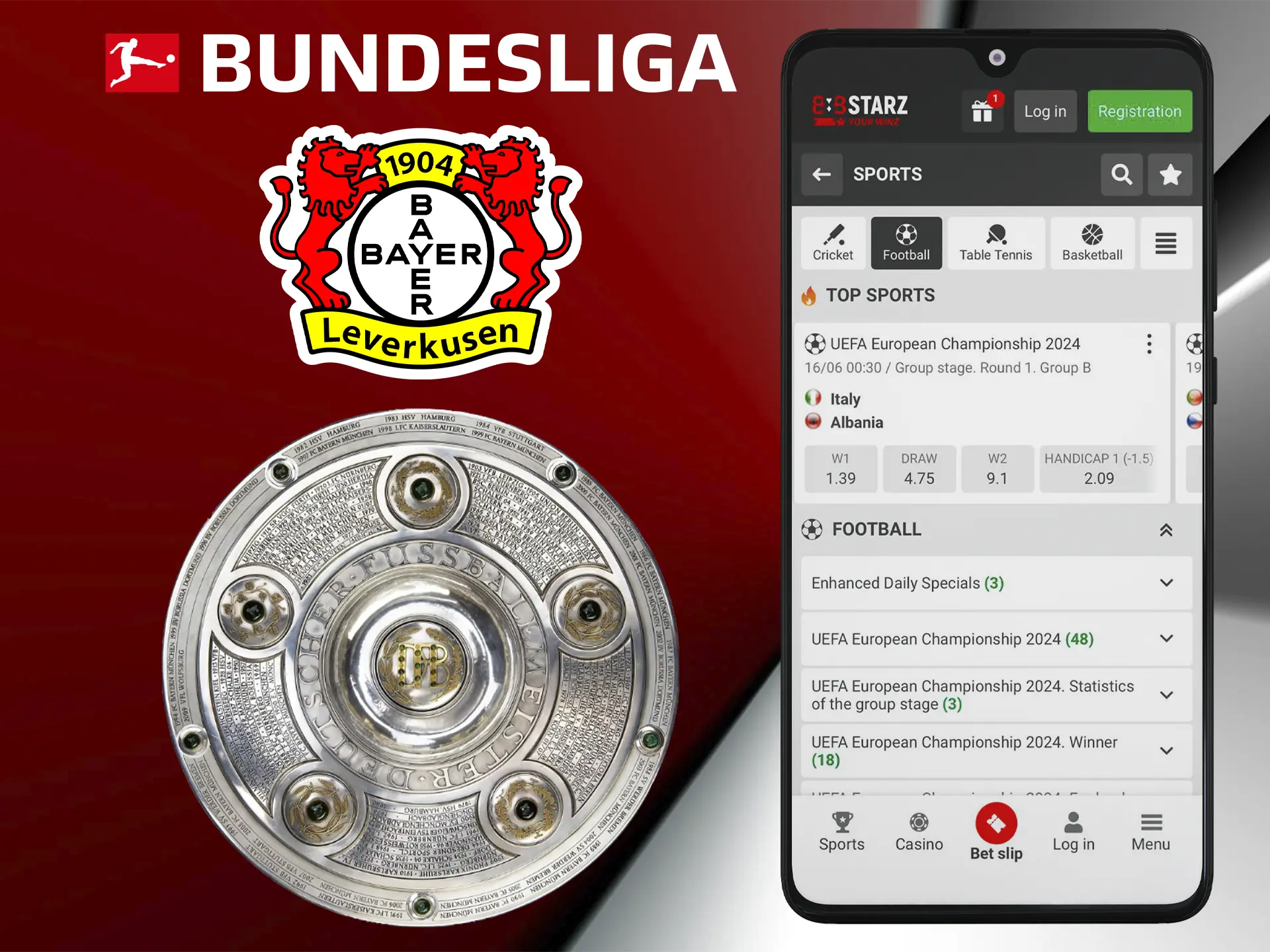 In the German tournament you will always find unique matches and the most beautiful football matches.
