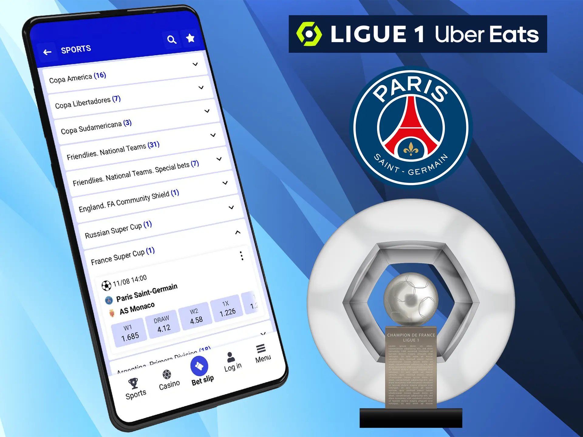 Superb football quality and high sword control, it's all about football matches in French Ligue 1.