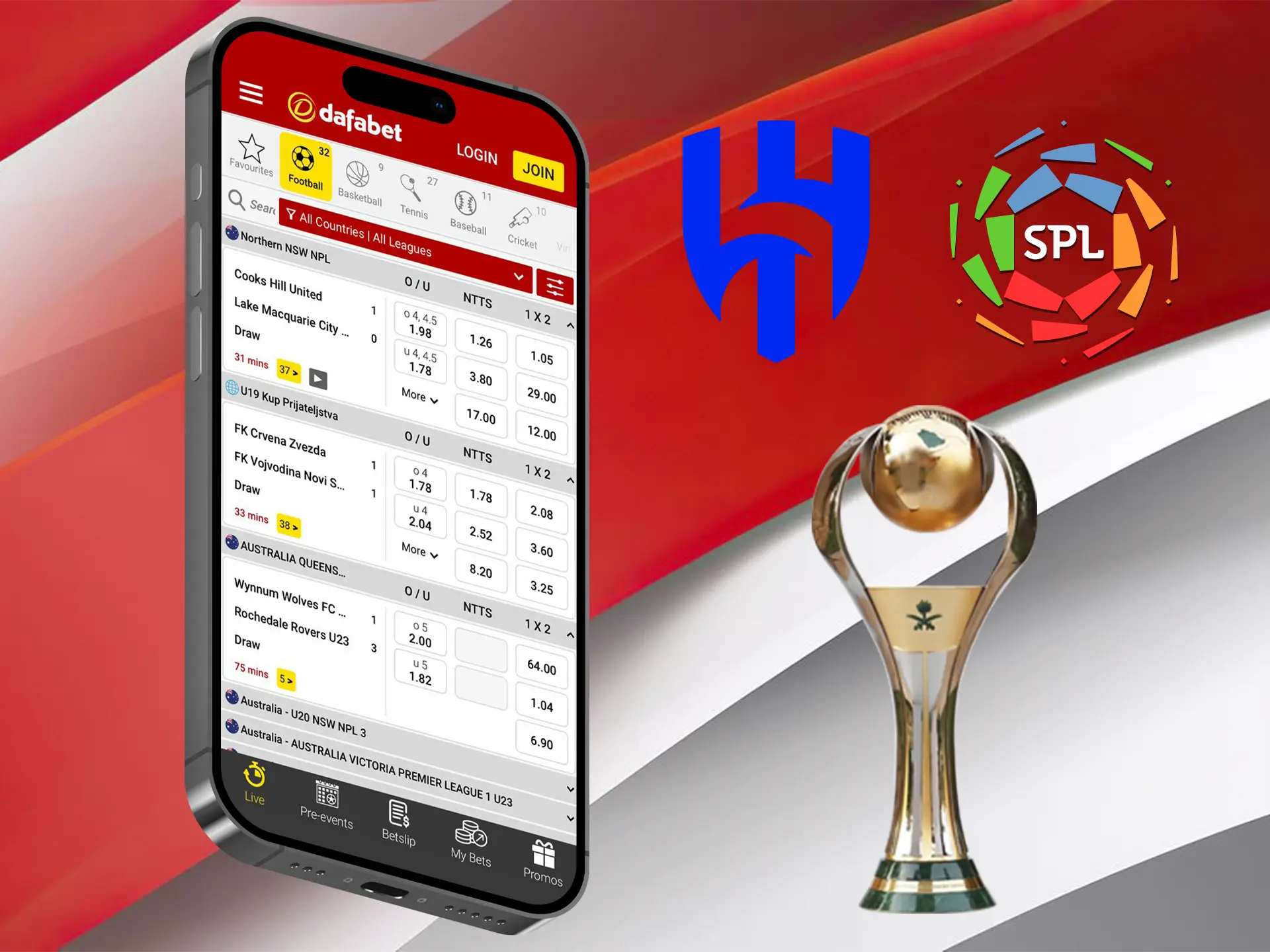 Watch the world stars from the Saudi Pro League play and don't forget to make match wins.