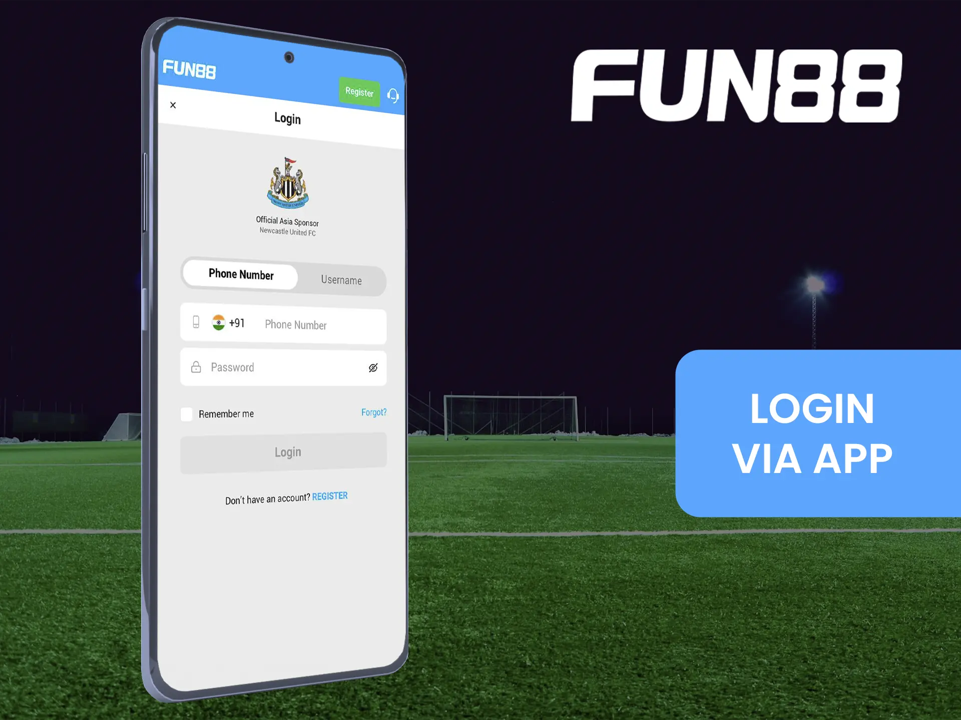Use the Fun88 app for mobile devices to always be able to place an accurate bet.