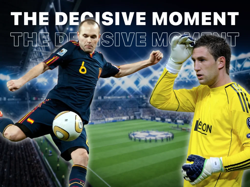 The game was even, but the decisive moment came when Iniesta scored a brilliant goal after receiving a pass from Fabregas.