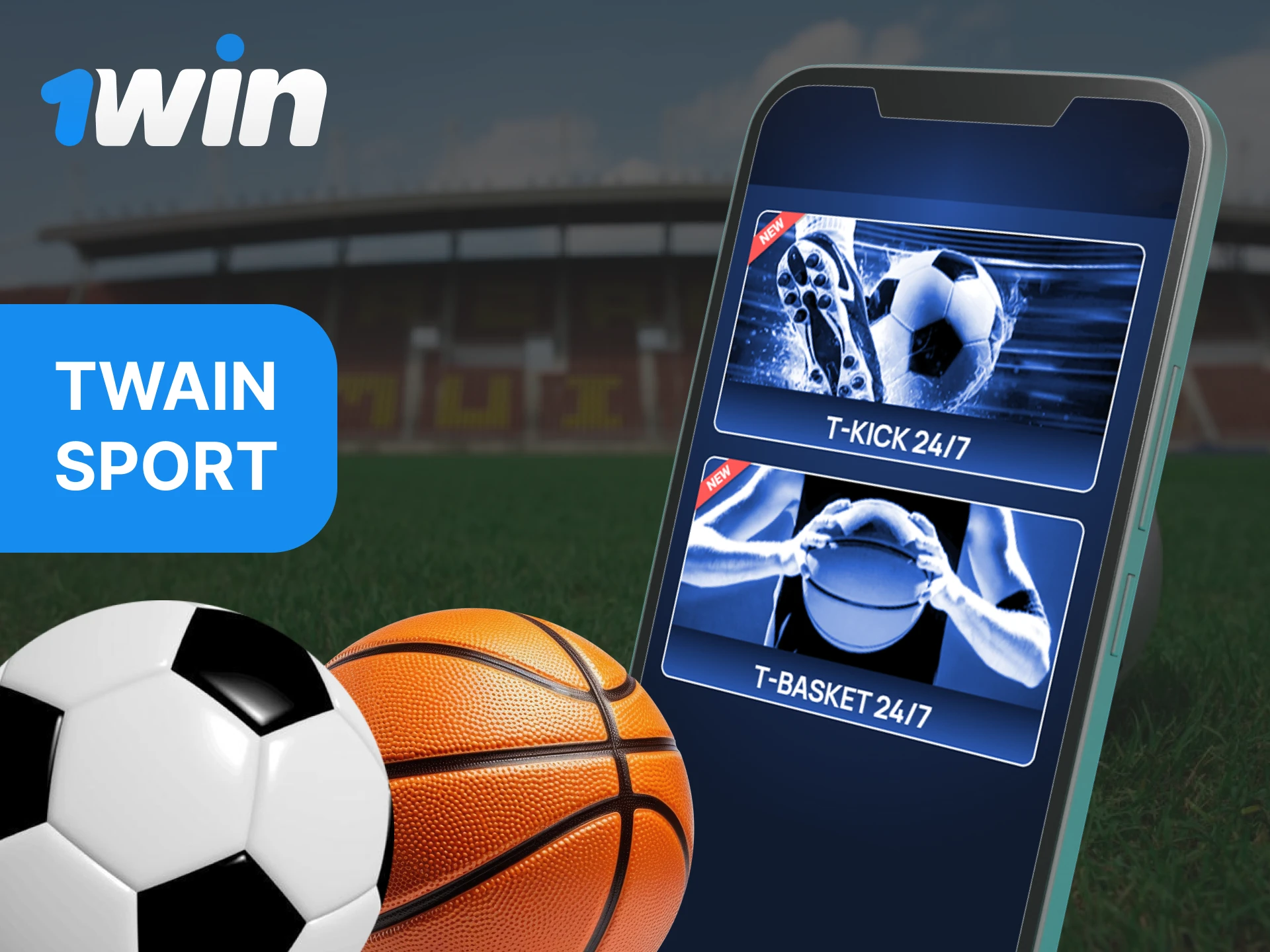Bet fast and win fast in the Twain sports section in 1Win app.