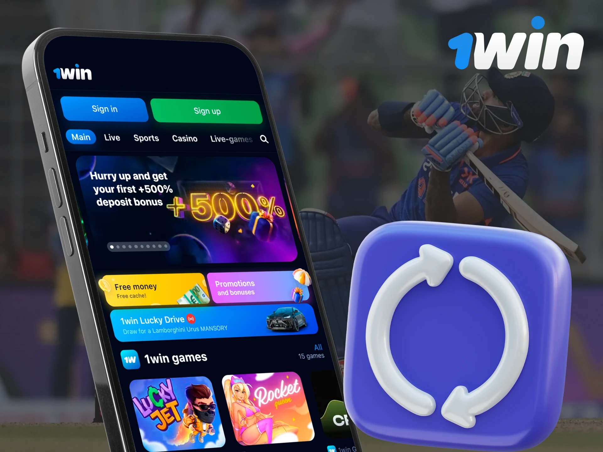Find out how to update the 1Win mobile app.