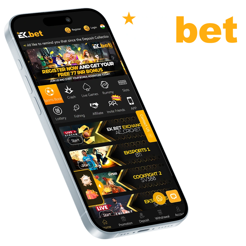 Download Ekbet App for Android APK & iOS in India 2026