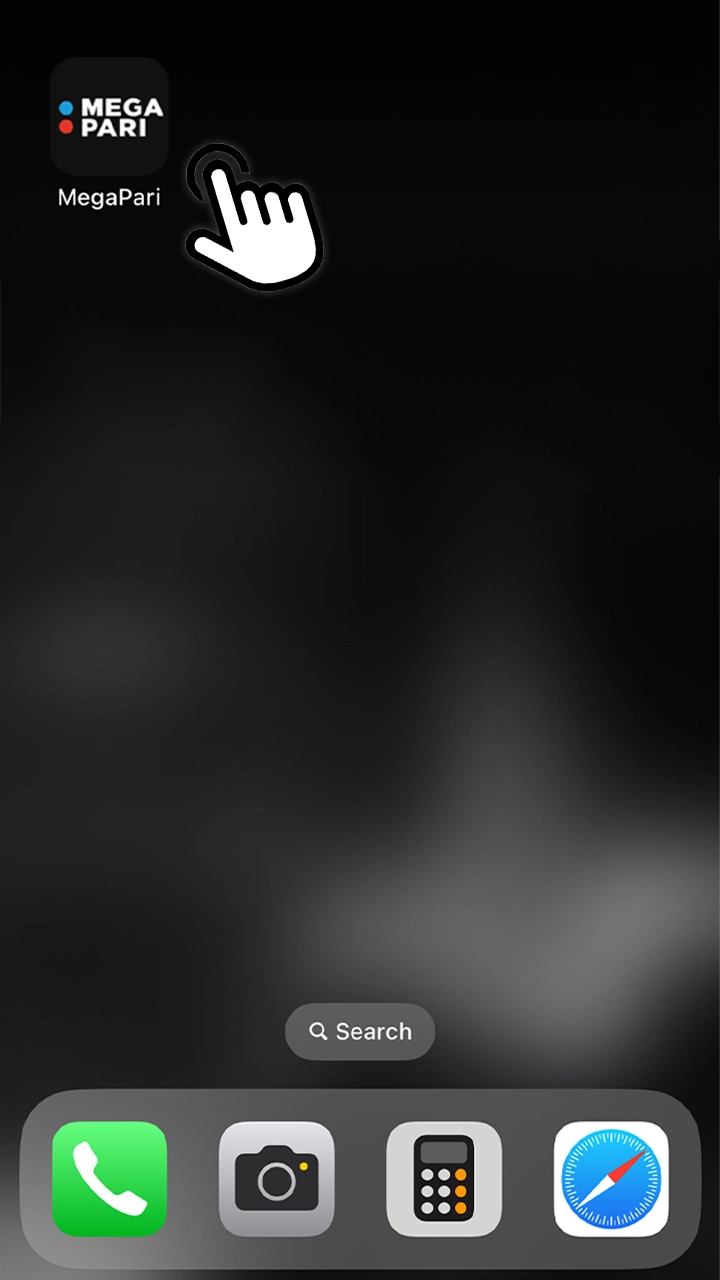 Open the Megapari app and start winning after installation.