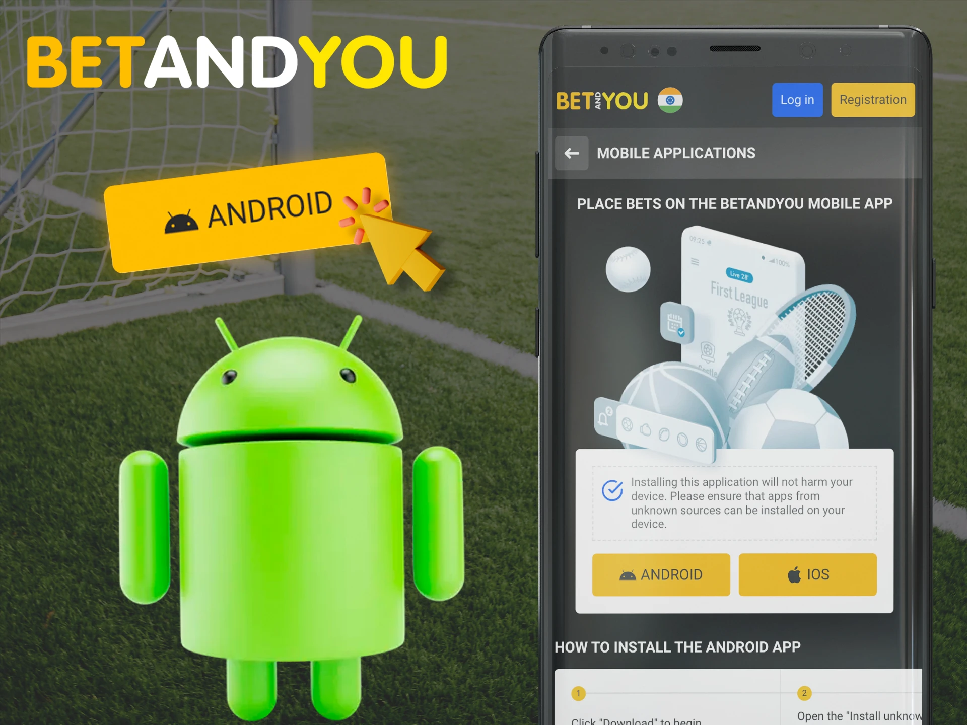 Bet and win on the Betandyou Android mobile app.