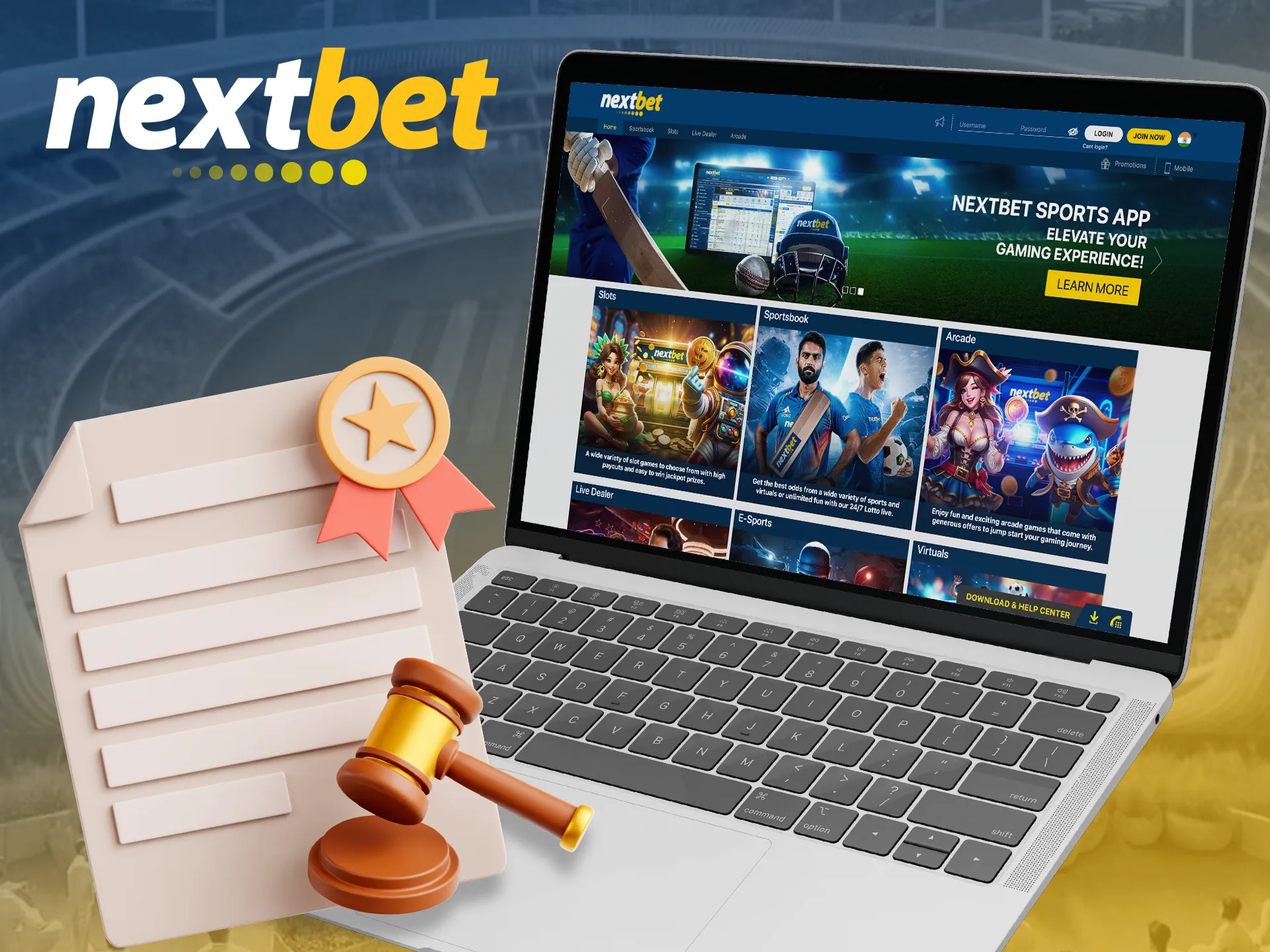 Place your bets only with legal bookmakers Nextbet.