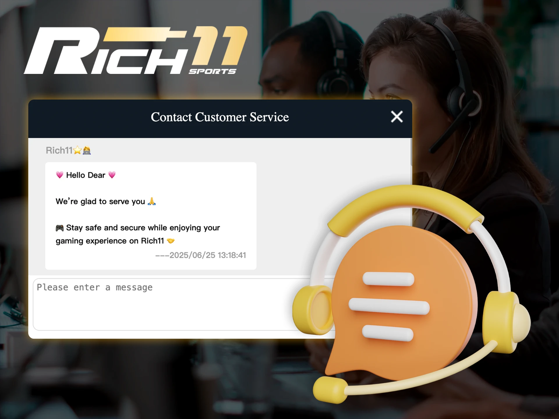 Please use Rich11 support if you have any problems.