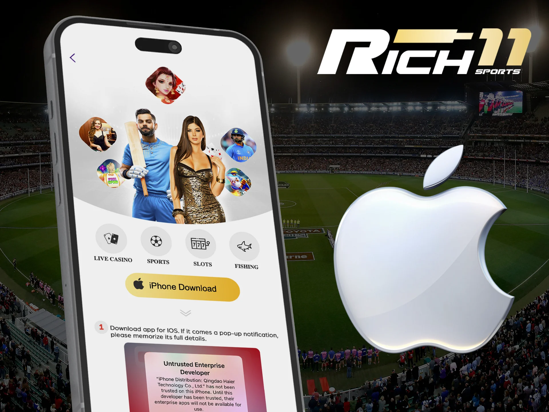 Play Rich11 anytime with the iOS app.