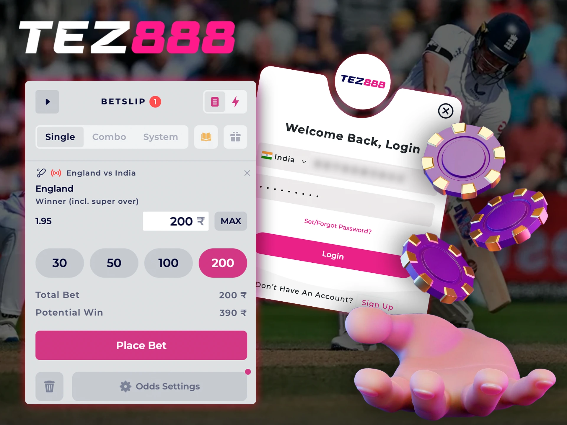 Follow this guide to bet on Tez888.