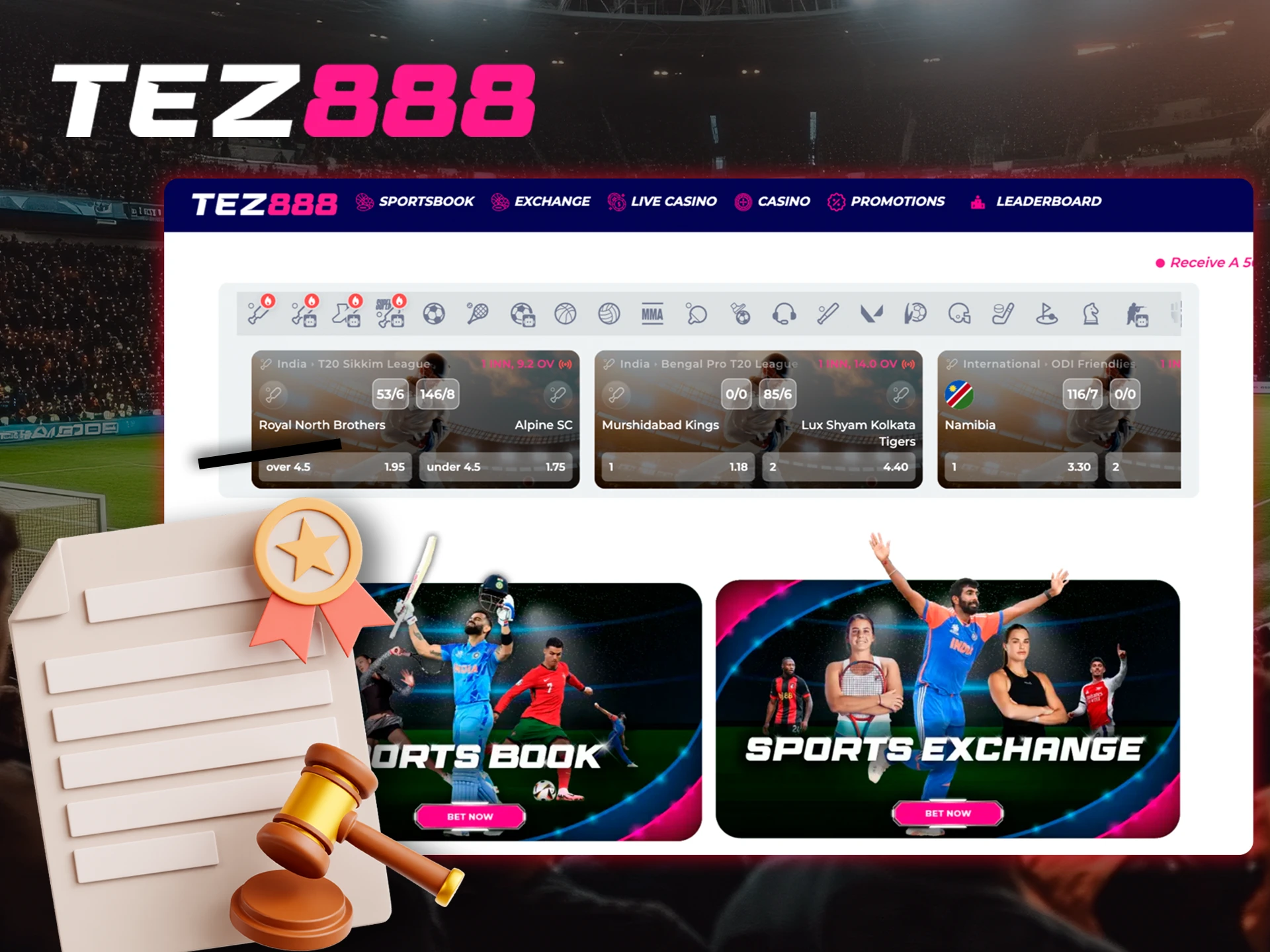 Find out the verdict on Tez888 for betting in India.