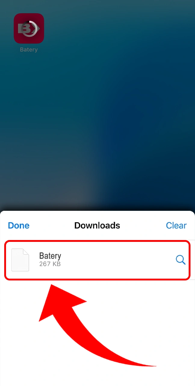 Install the downloaded file and proceed to register in the application.