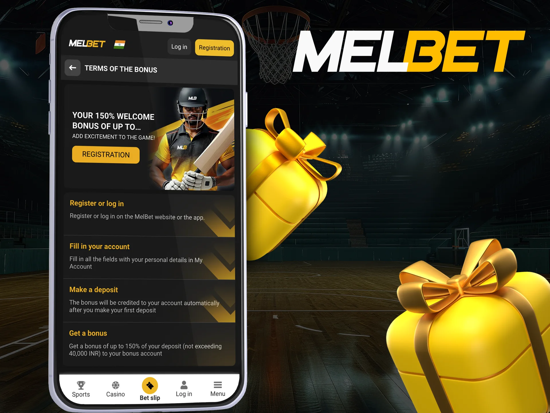 Grab your welcome bonus for new players from Melbet.