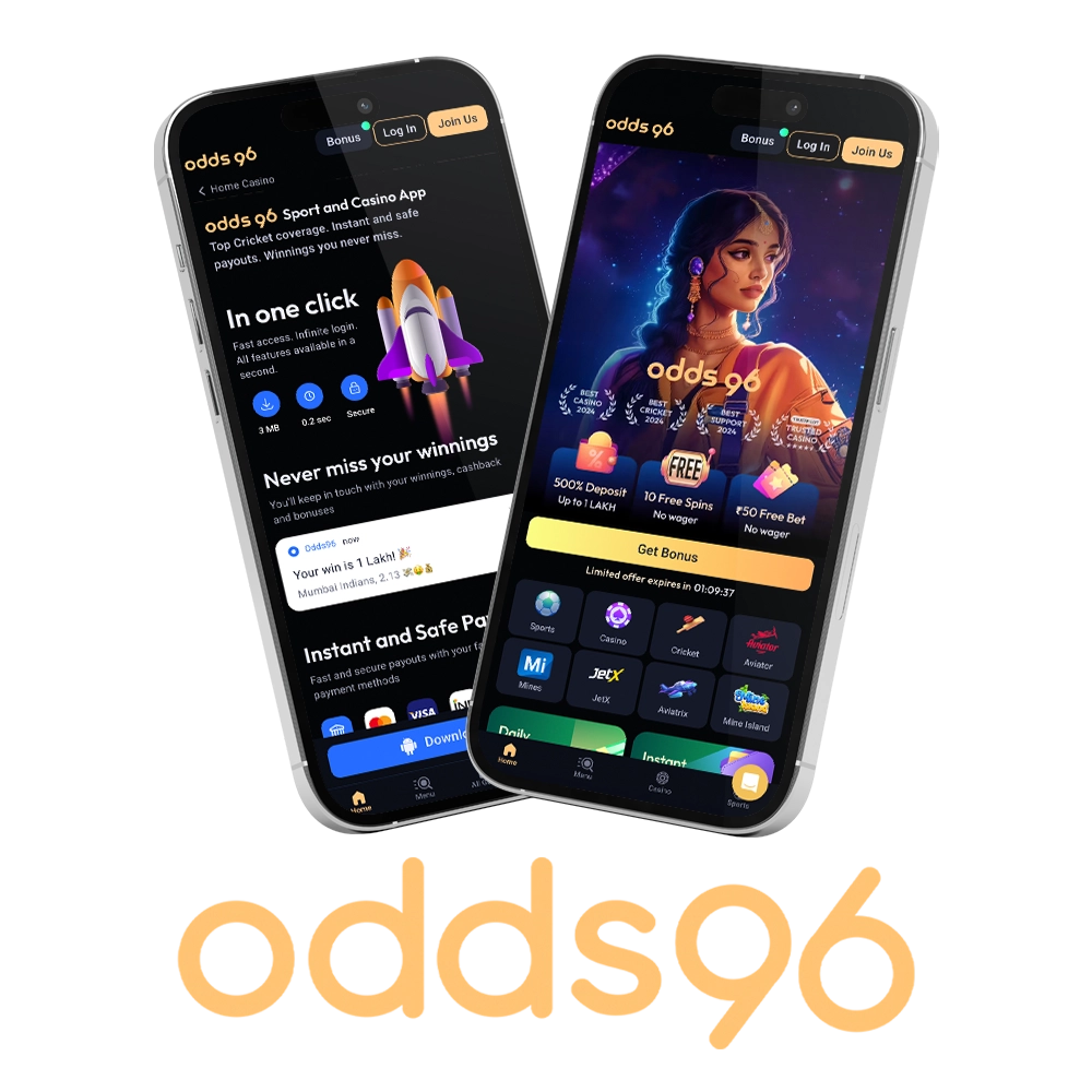 Download Odds96 App for Android (APK) and iOS in India 2026