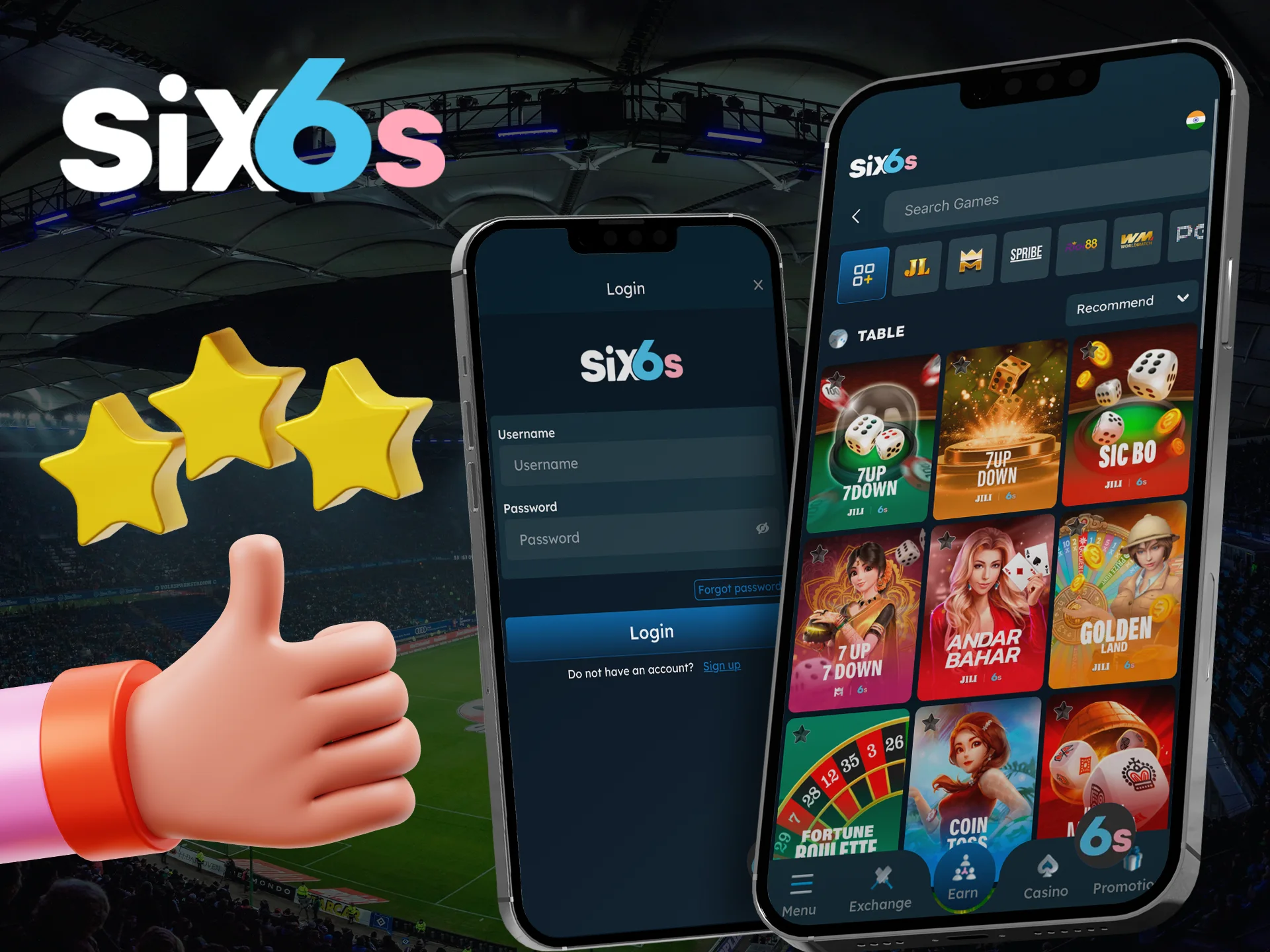 Six6s has a lot of advantages for betting.