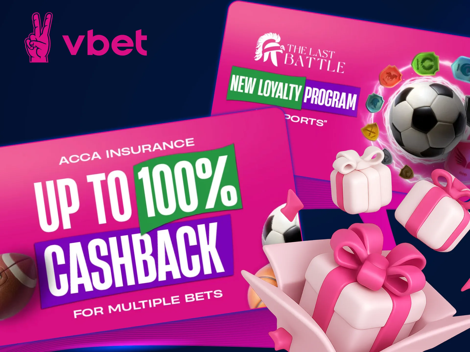 Claim daily cashback rewards only on VBet.