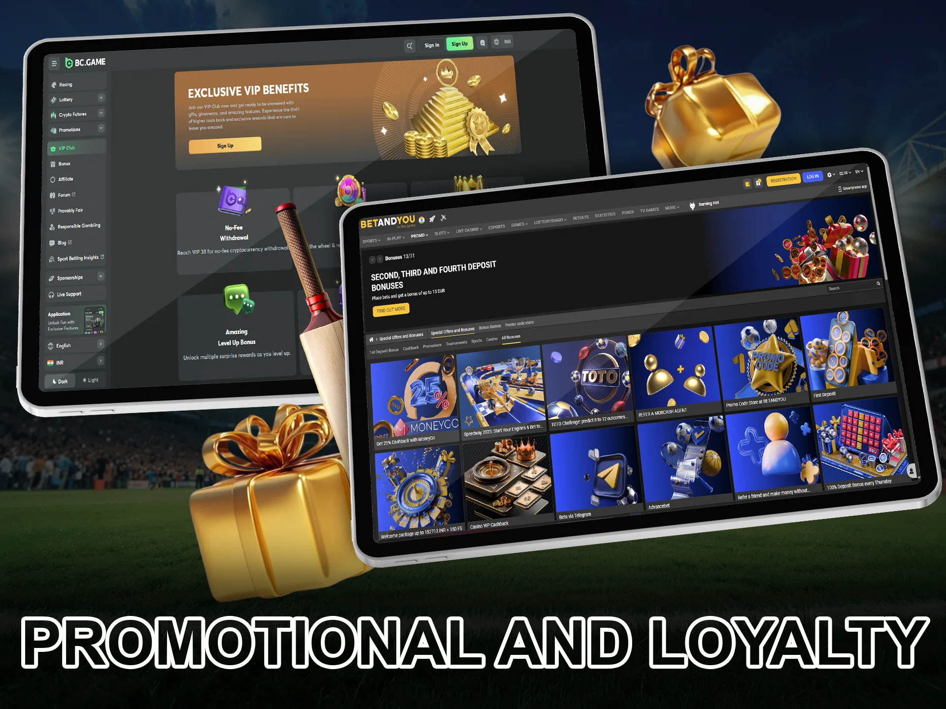 Consider the different offers and bonuses from bookmakers and choose the best ones.