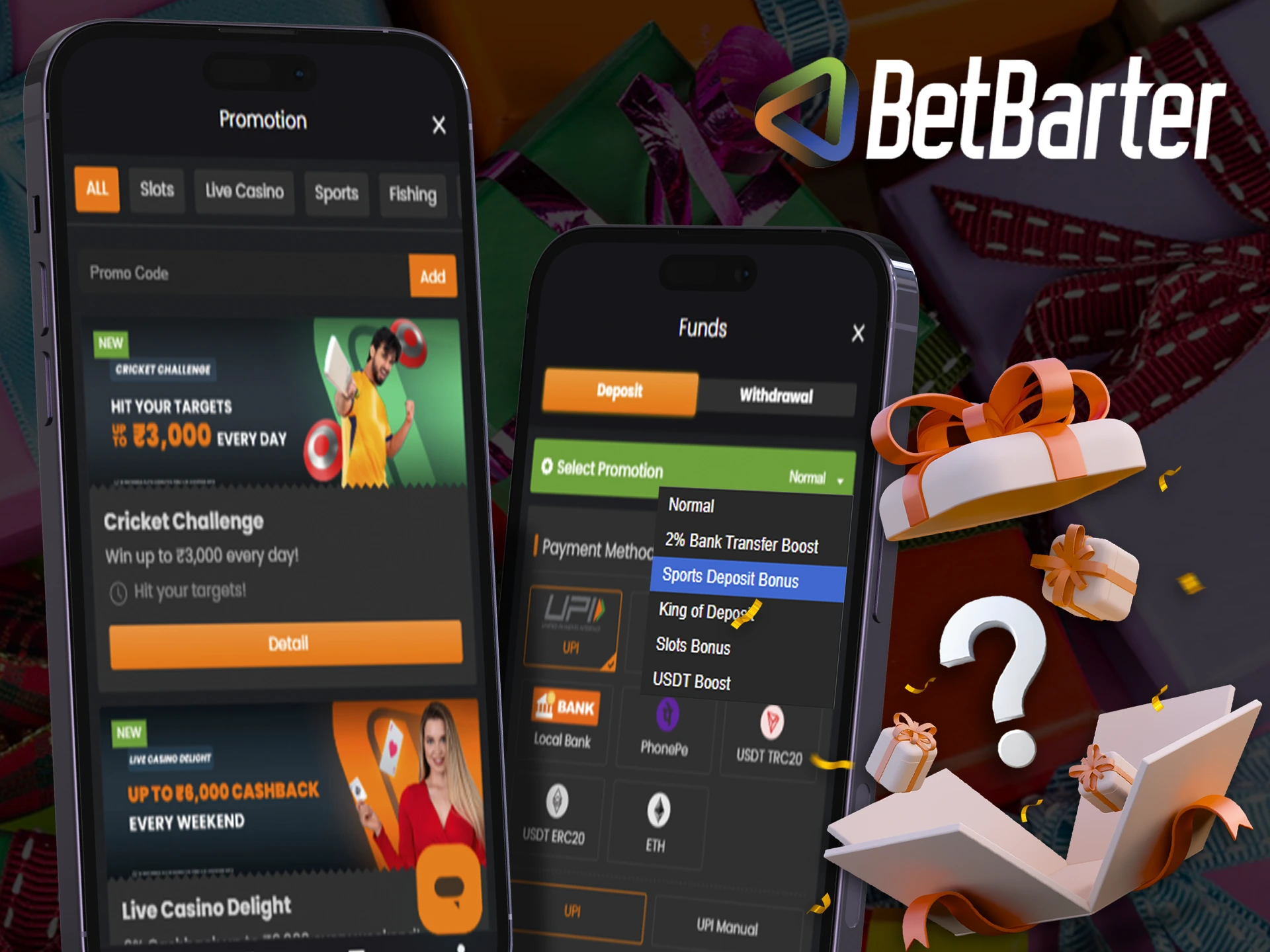 BetBarter is waiting for you with a welcome bonus.
