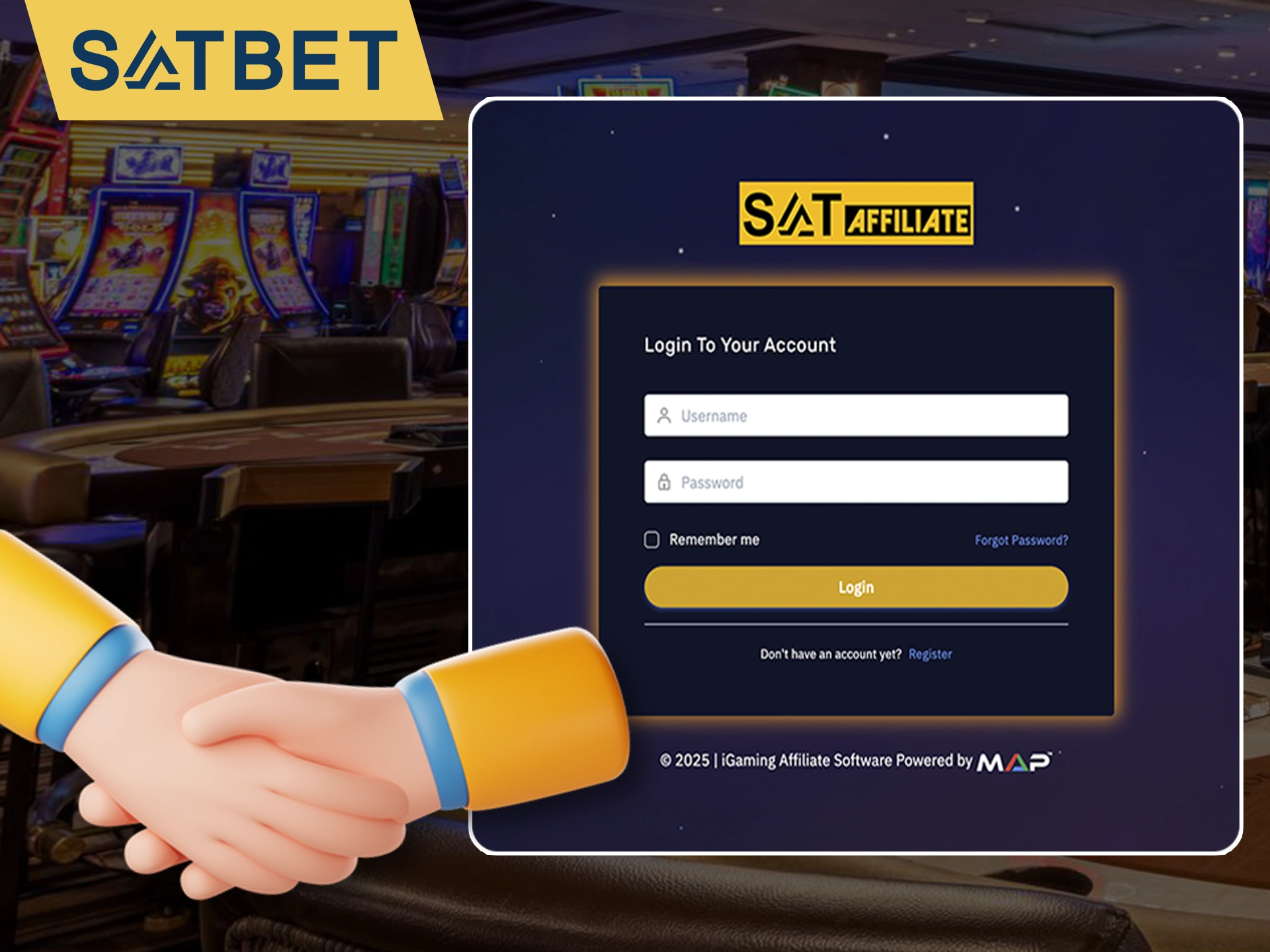 Start earning with Satbet by joining the Affiliate program.
