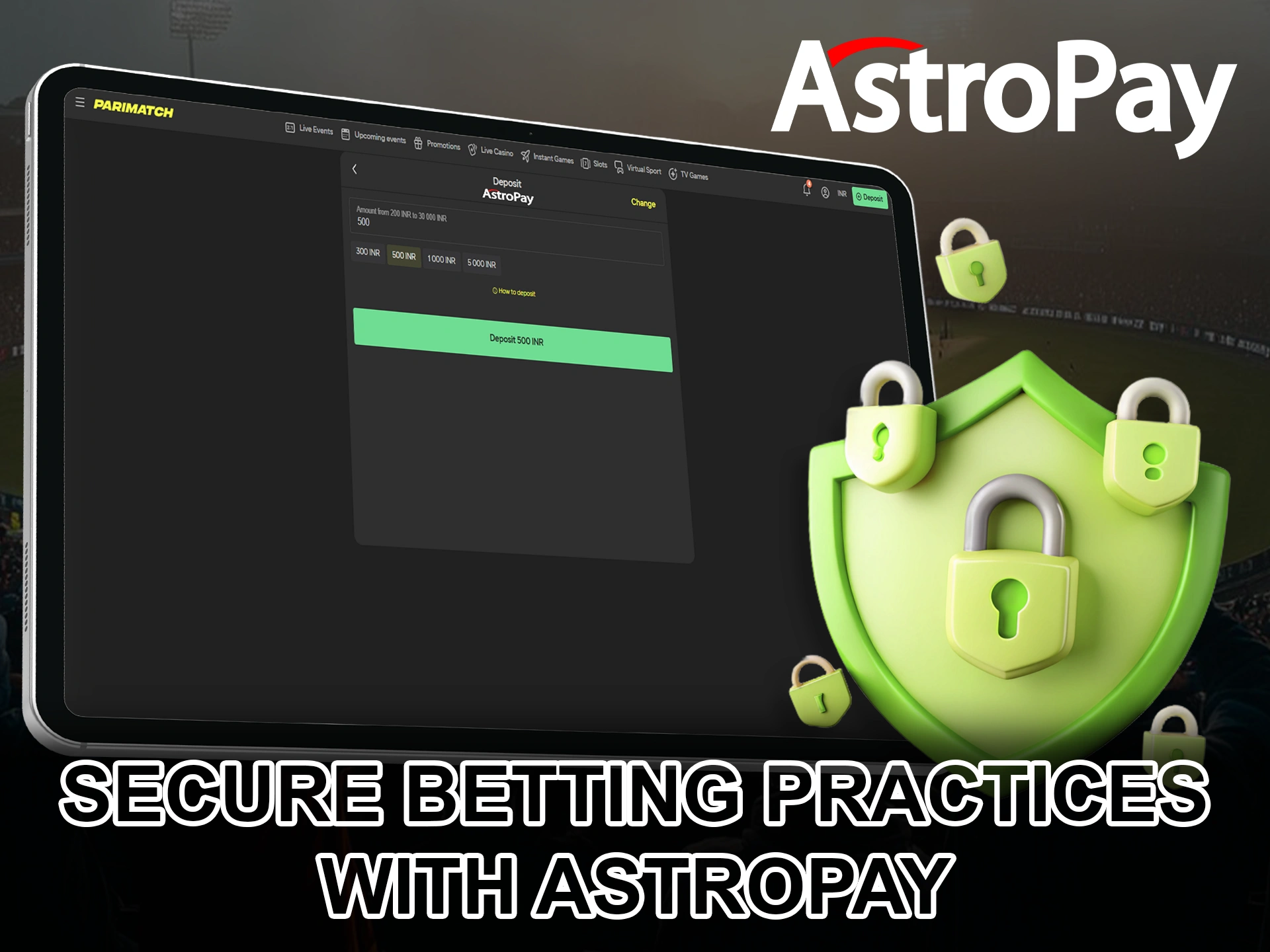 AstroPay is safe for users to use to fund their bookmakers.