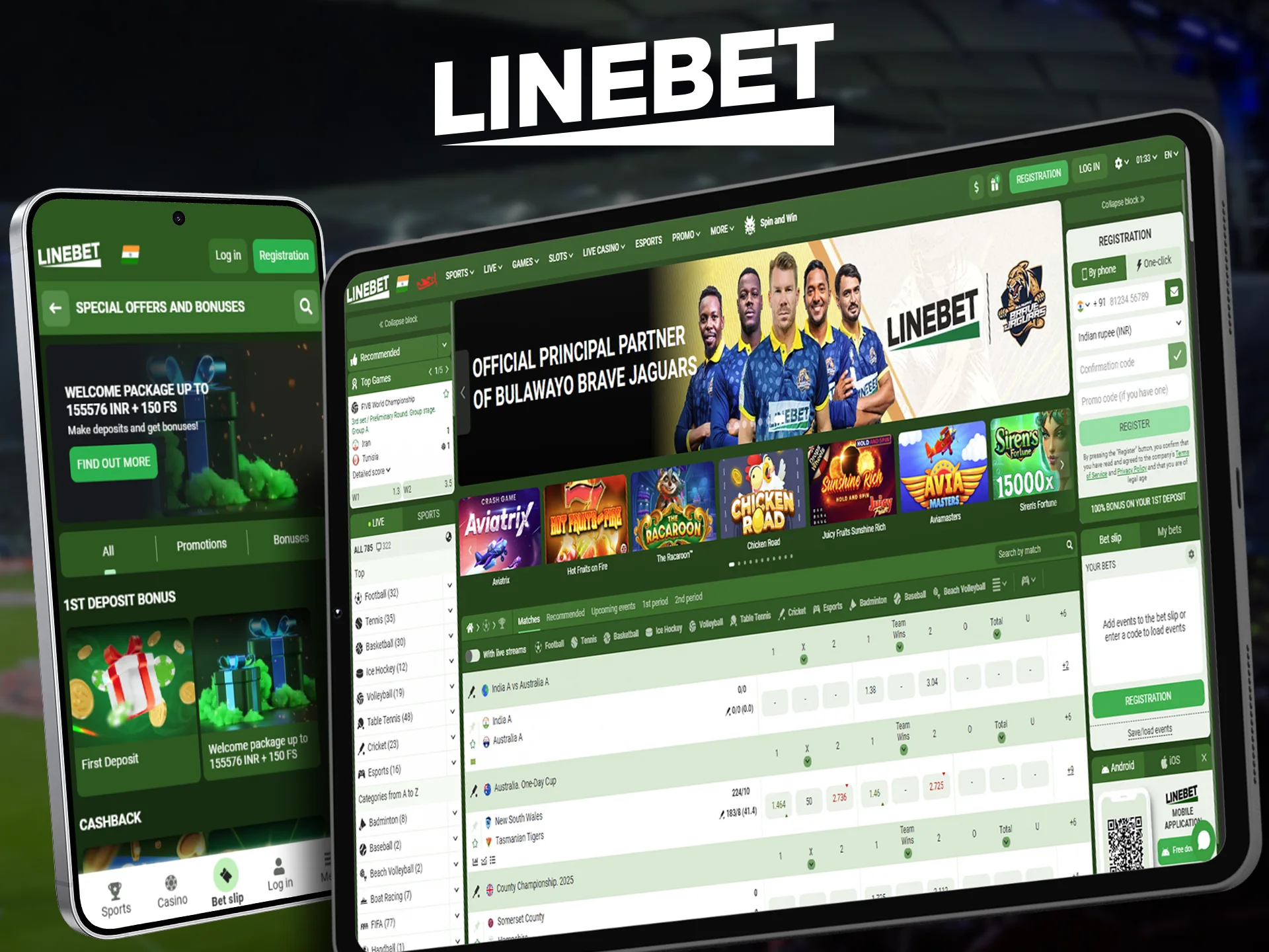 Get a lot of benefits by making your choice at Linebet.