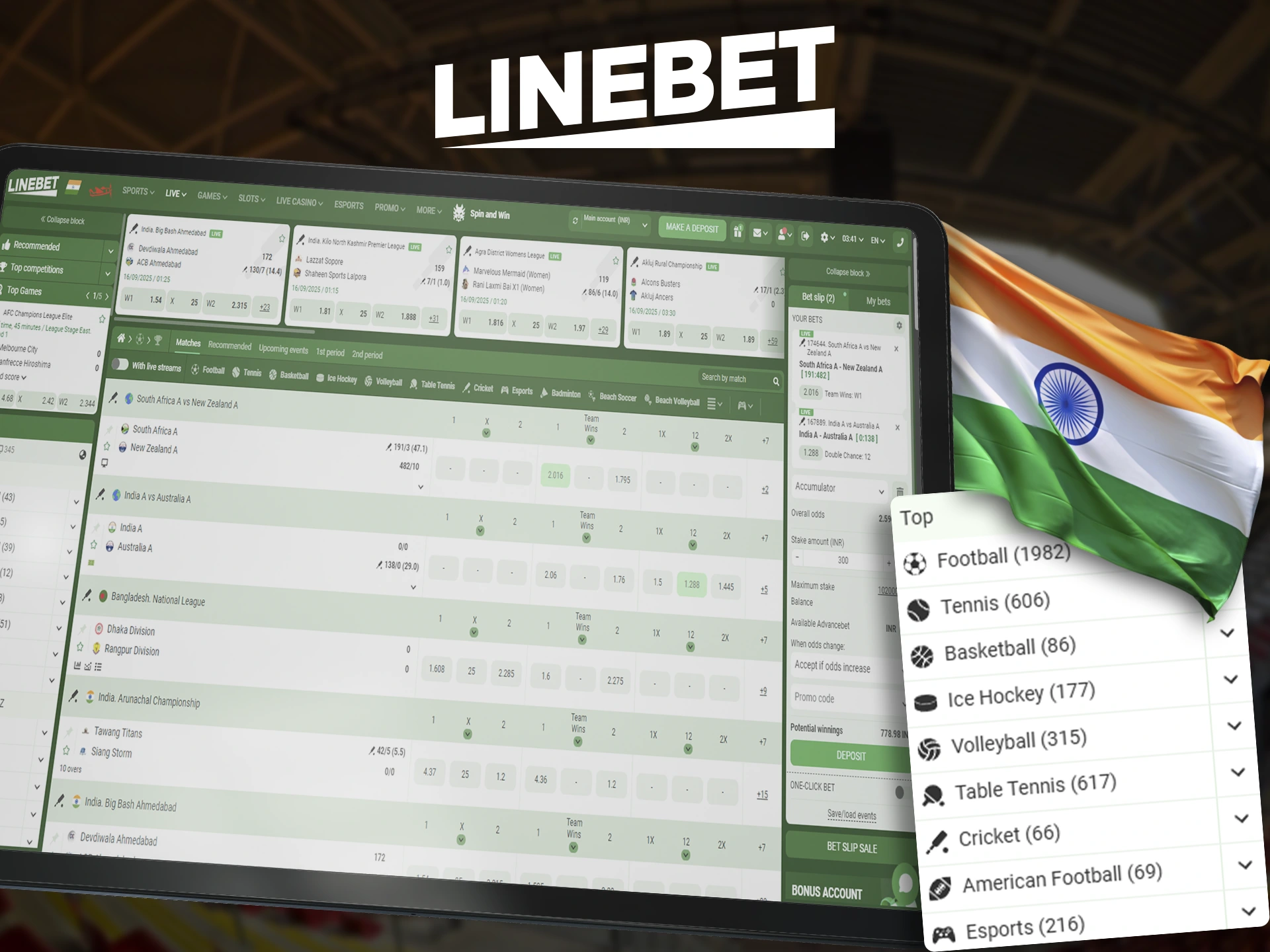Predict the outcome of matches in the Linebet sports section.